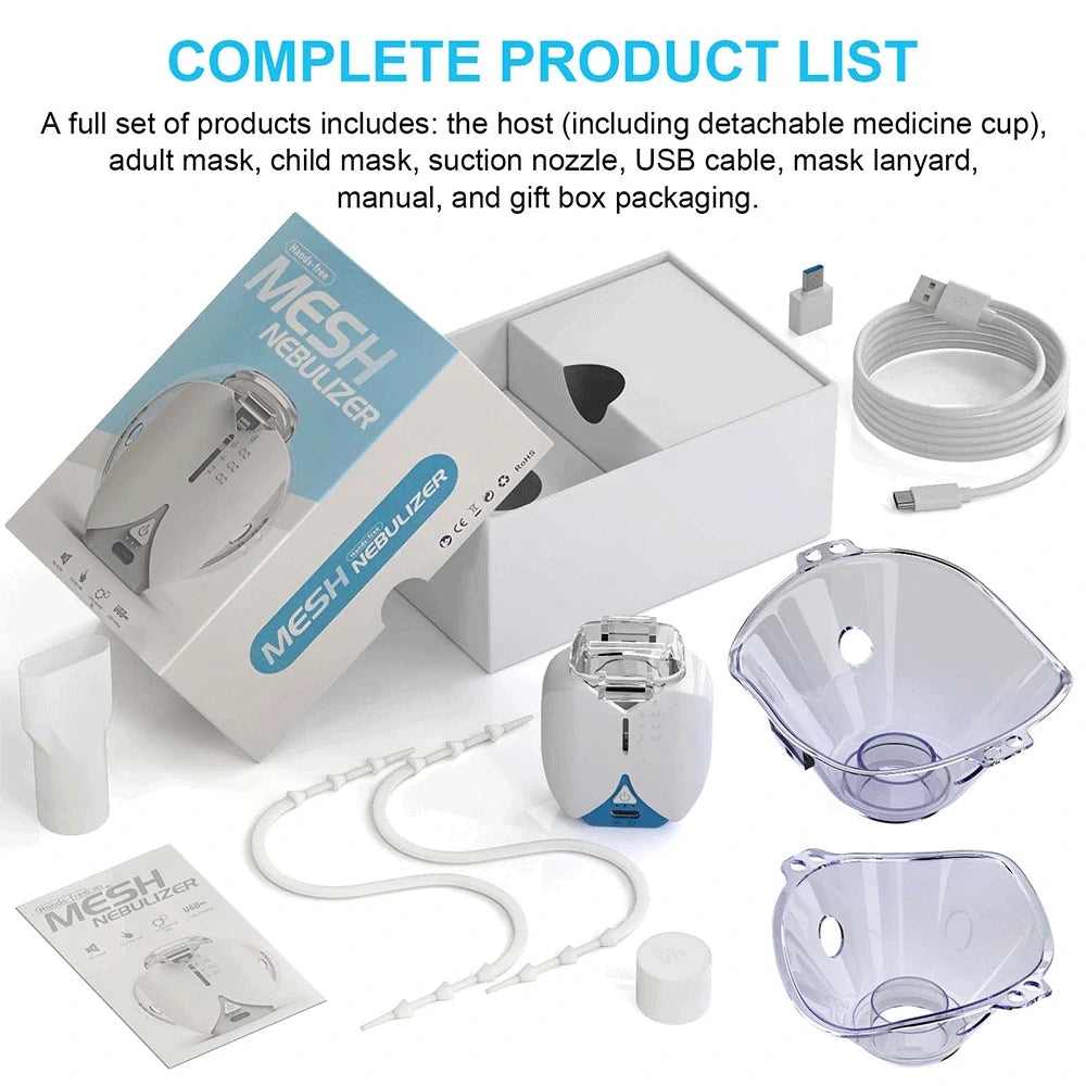 Rechargeable Mini Portable Hands-free Micro-mesh Nebulizer_12